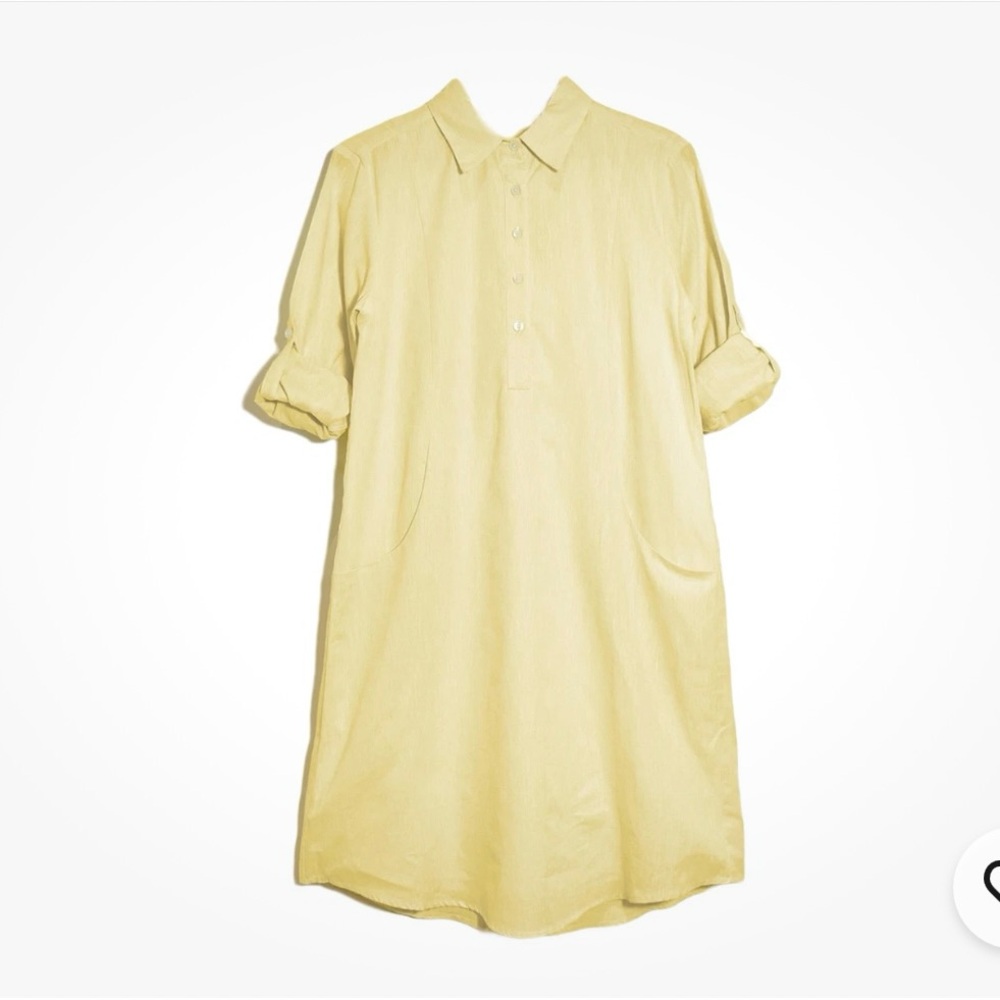 Roller Rabbit Yellow Raisa Button Down Shirt Relaxed Fit